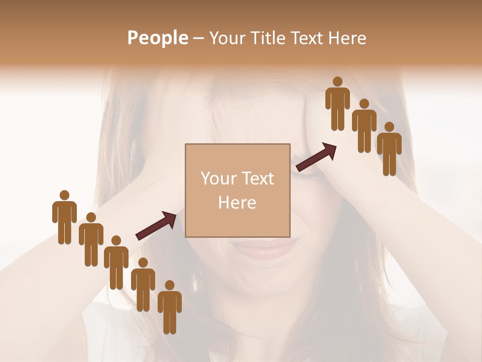 Hold Tired Ache PowerPoint Template