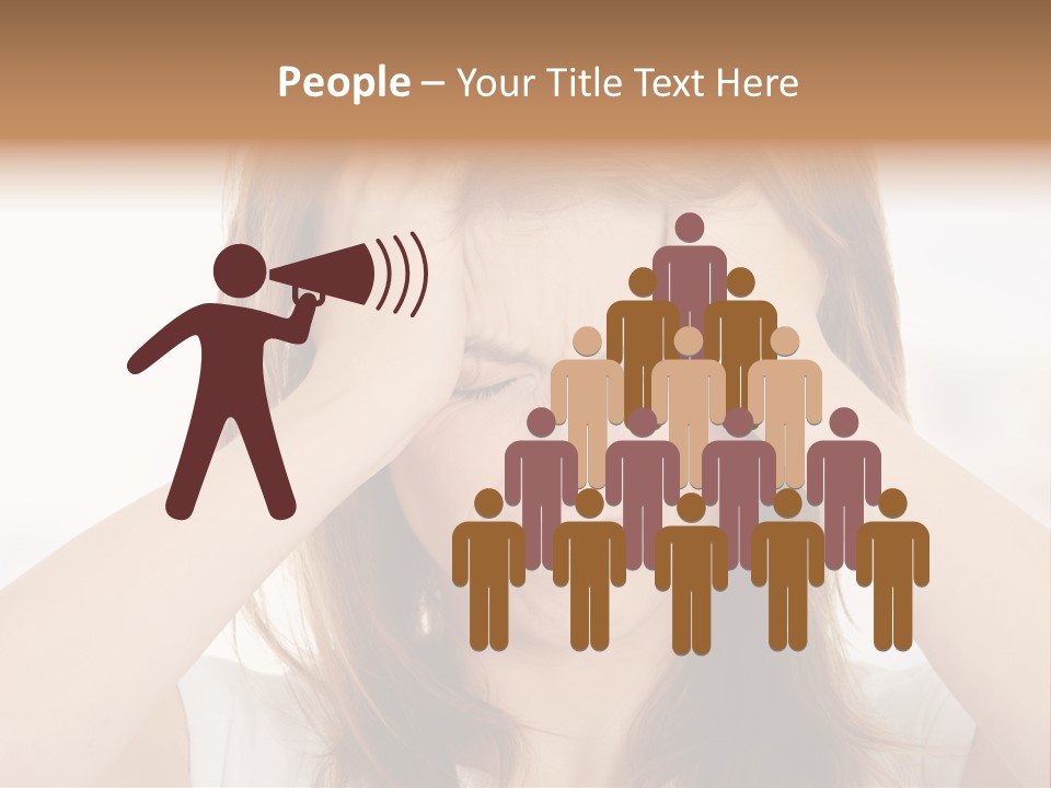 Hold Tired Ache PowerPoint Template