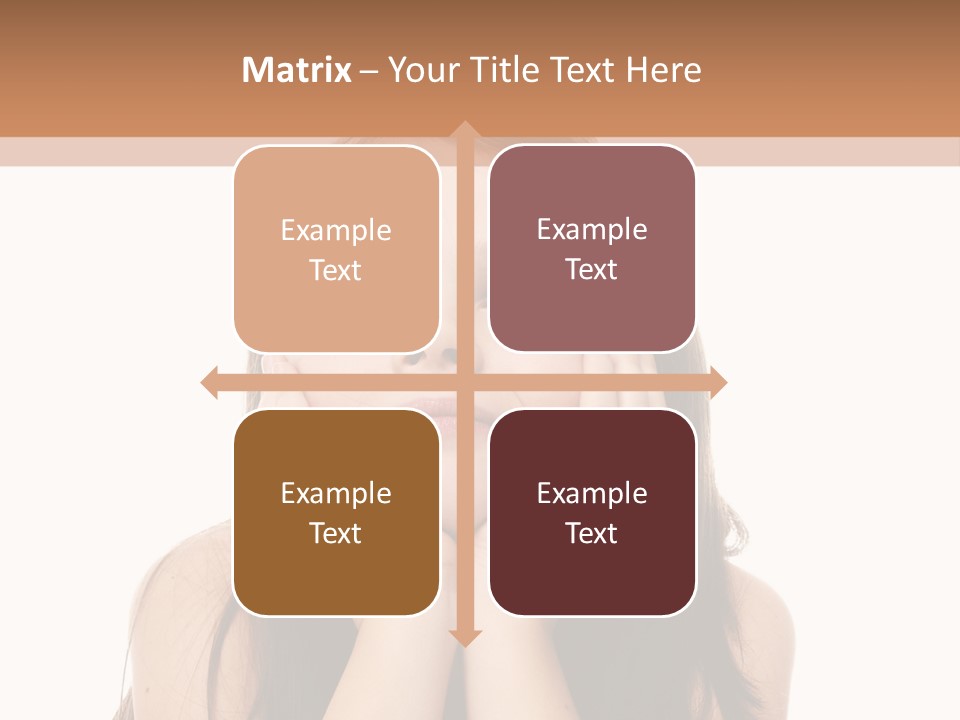 Person Years Smiling PowerPoint Template