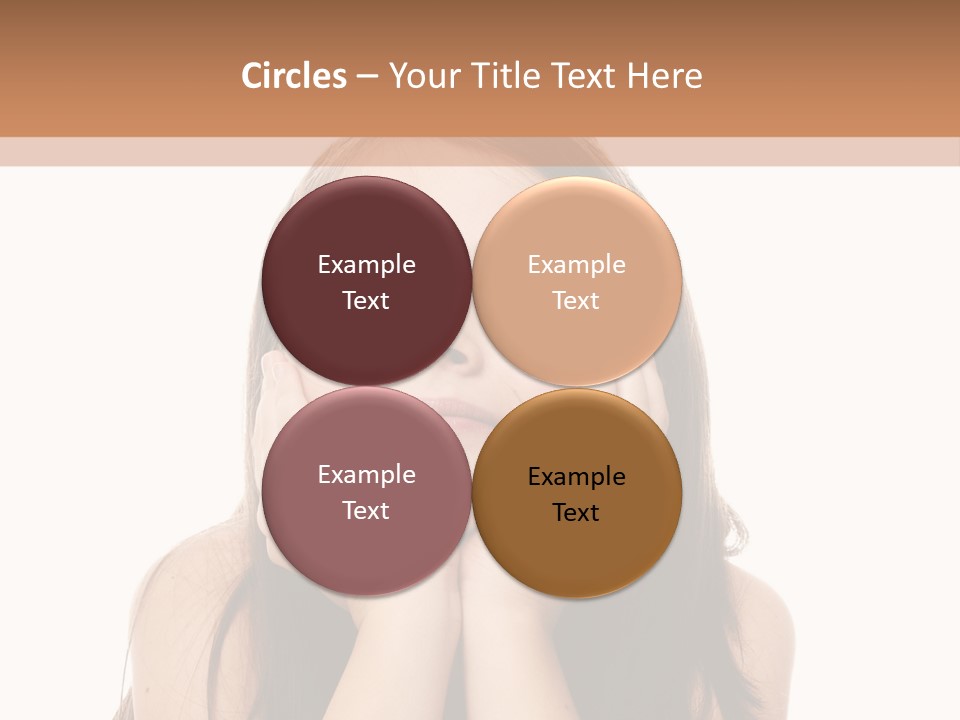 Person Years Smiling PowerPoint Template