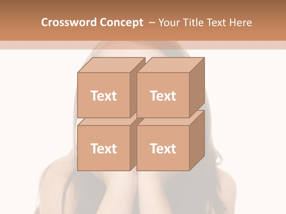 Person Years Smiling PowerPoint Template