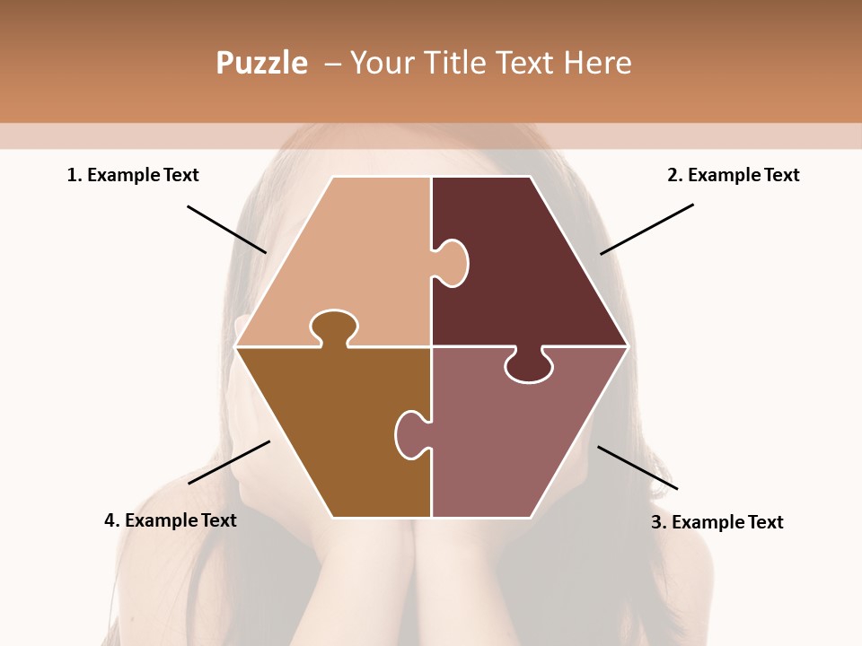 Person Years Smiling PowerPoint Template