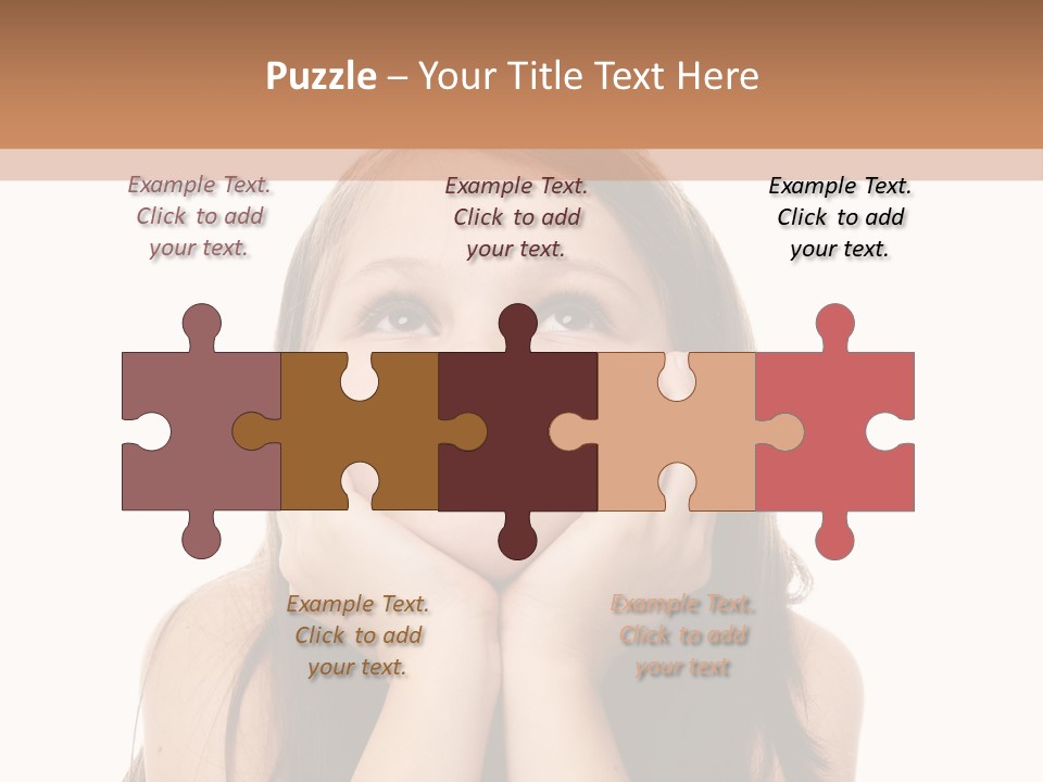 Person Years Smiling PowerPoint Template