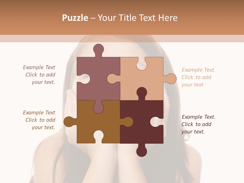 Person Years Smiling PowerPoint Template