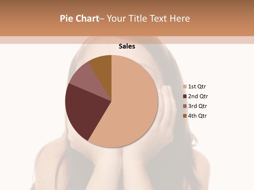 Person Years Smiling PowerPoint Template