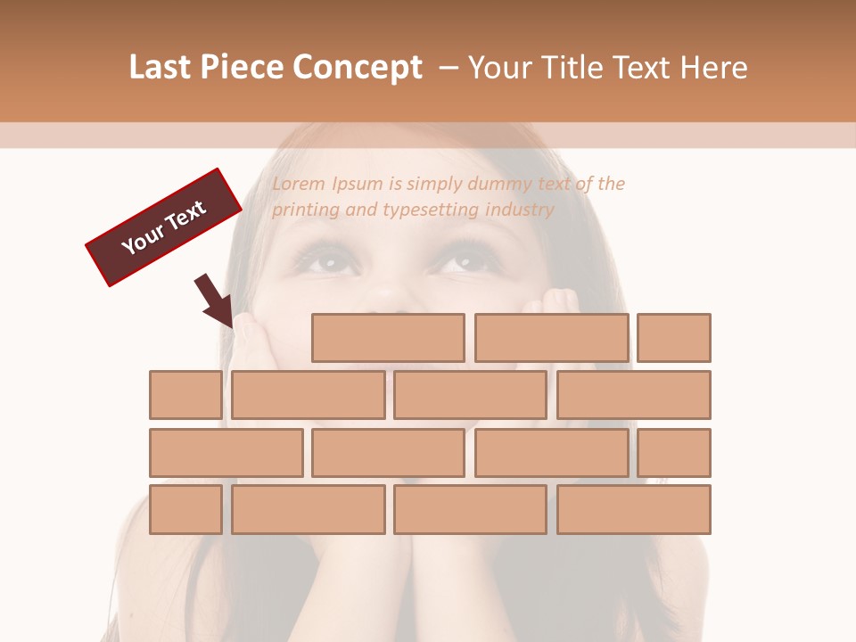 Person Years Smiling PowerPoint Template