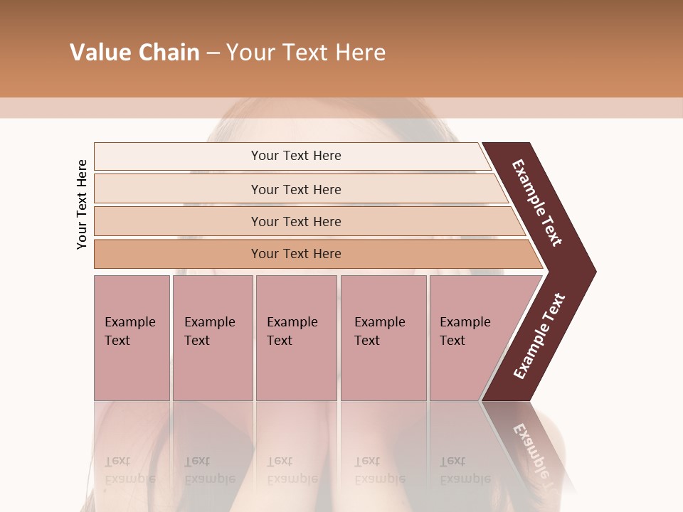 Person Years Smiling PowerPoint Template