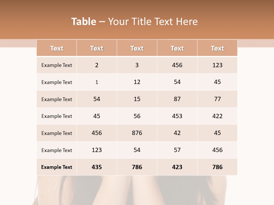 Person Years Smiling PowerPoint Template