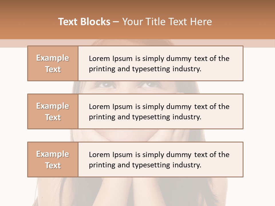 Person Years Smiling PowerPoint Template