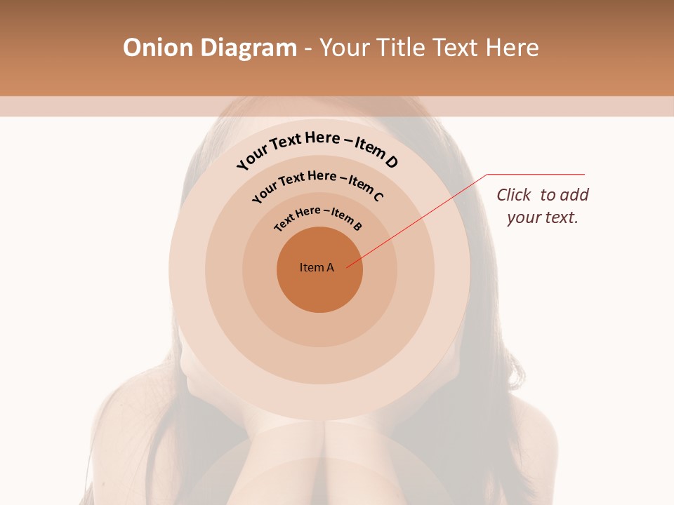 Person Years Smiling PowerPoint Template