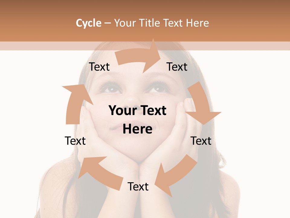 Person Years Smiling PowerPoint Template