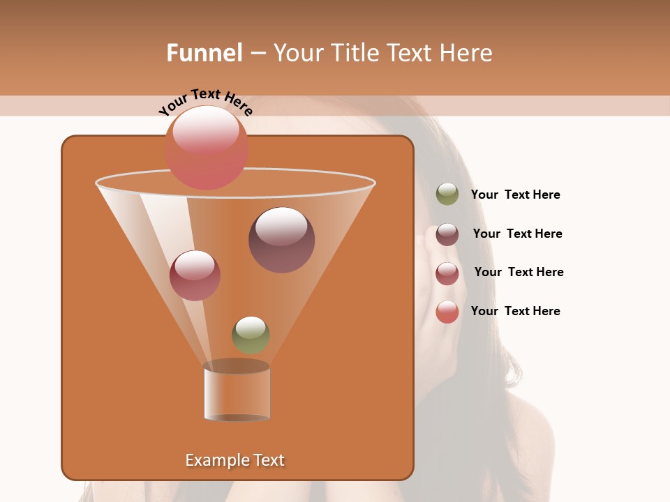 Person Years Smiling PowerPoint Template