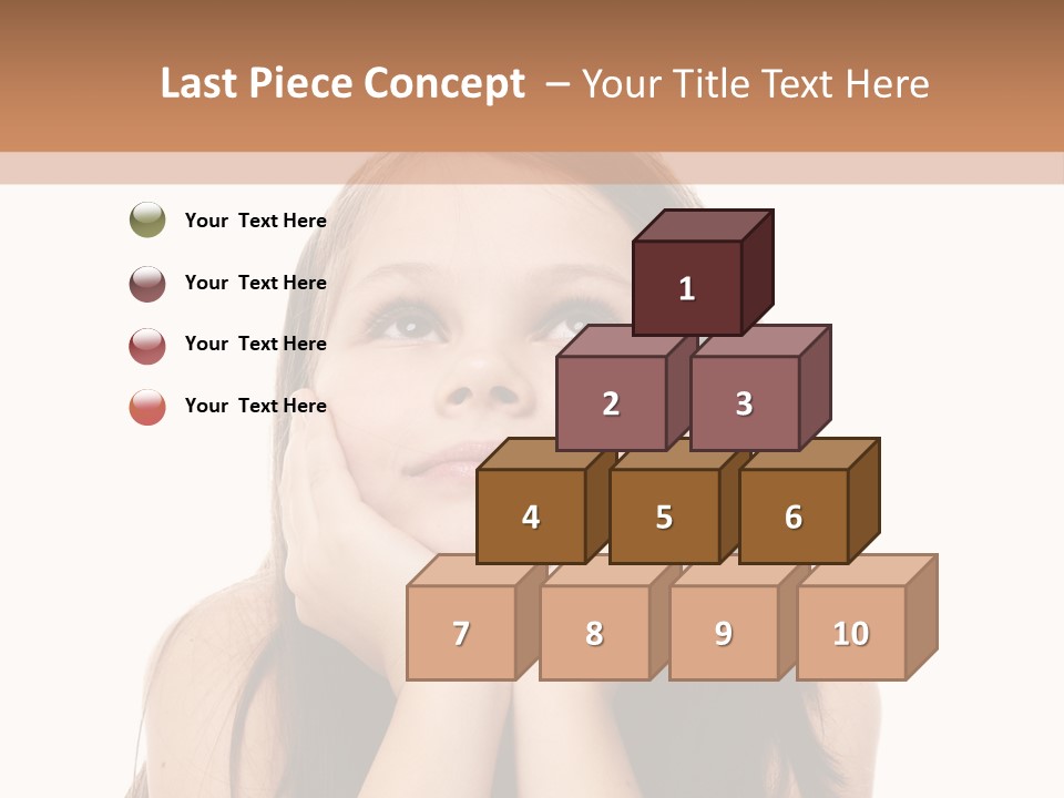 Person Years Smiling PowerPoint Template