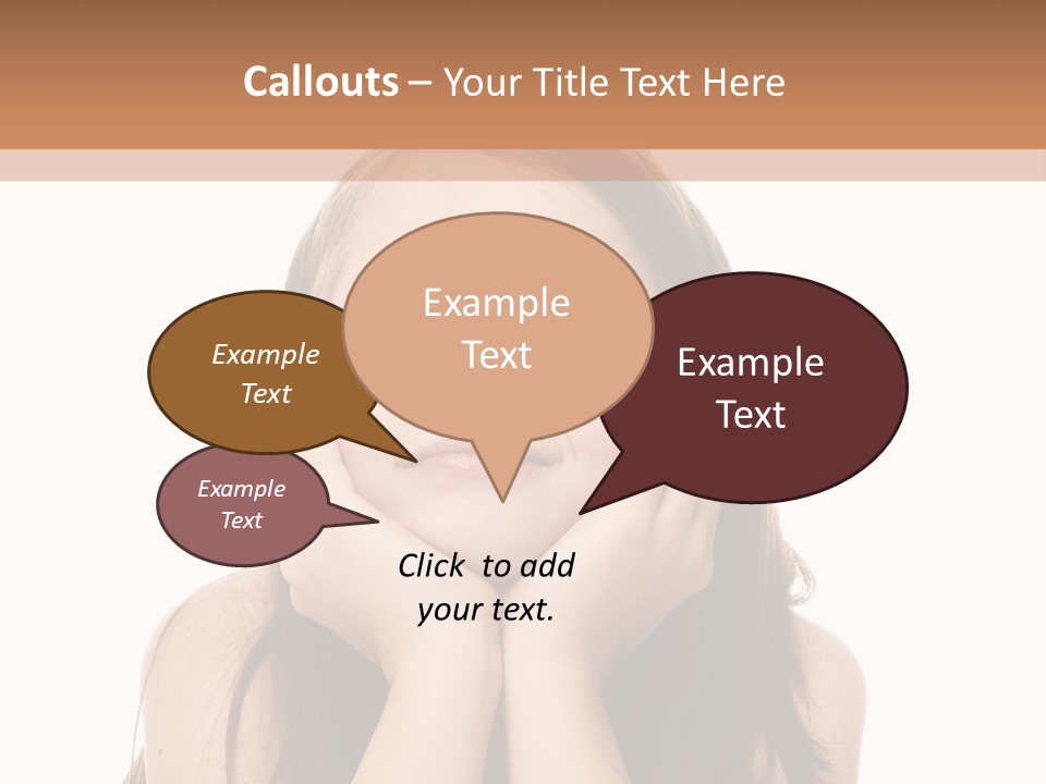 Person Years Smiling PowerPoint Template