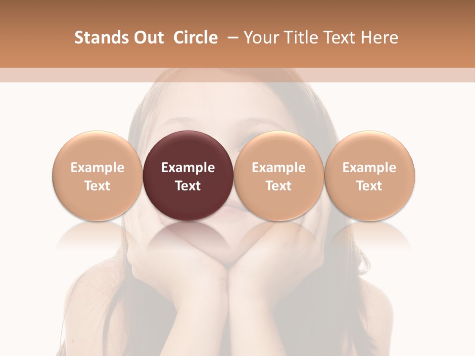 Person Years Smiling PowerPoint Template