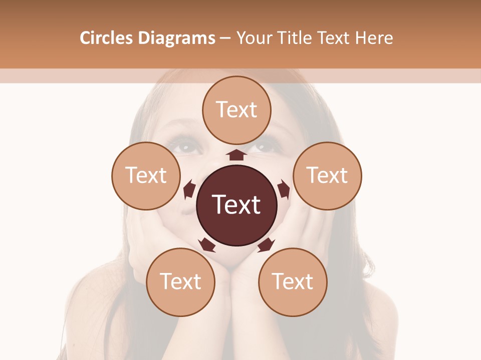 Person Years Smiling PowerPoint Template