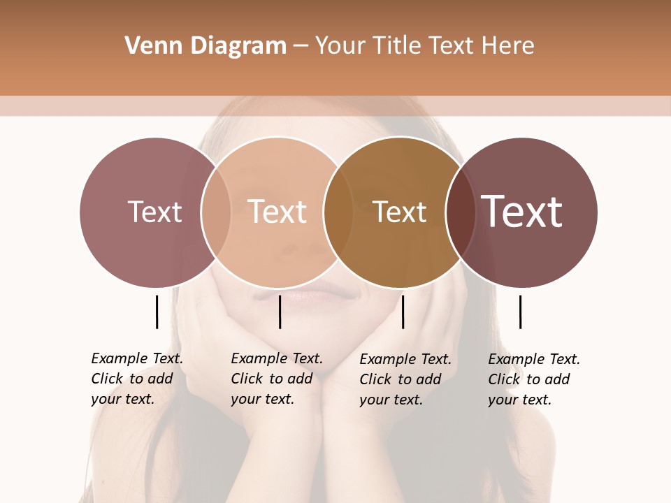 Person Years Smiling PowerPoint Template