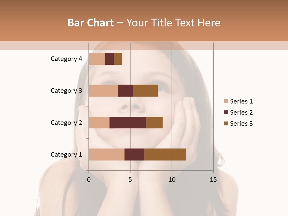 Person Years Smiling PowerPoint Template