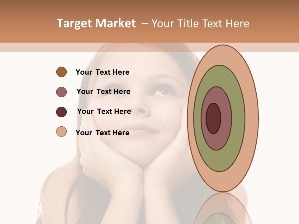 Person Years Smiling PowerPoint Template