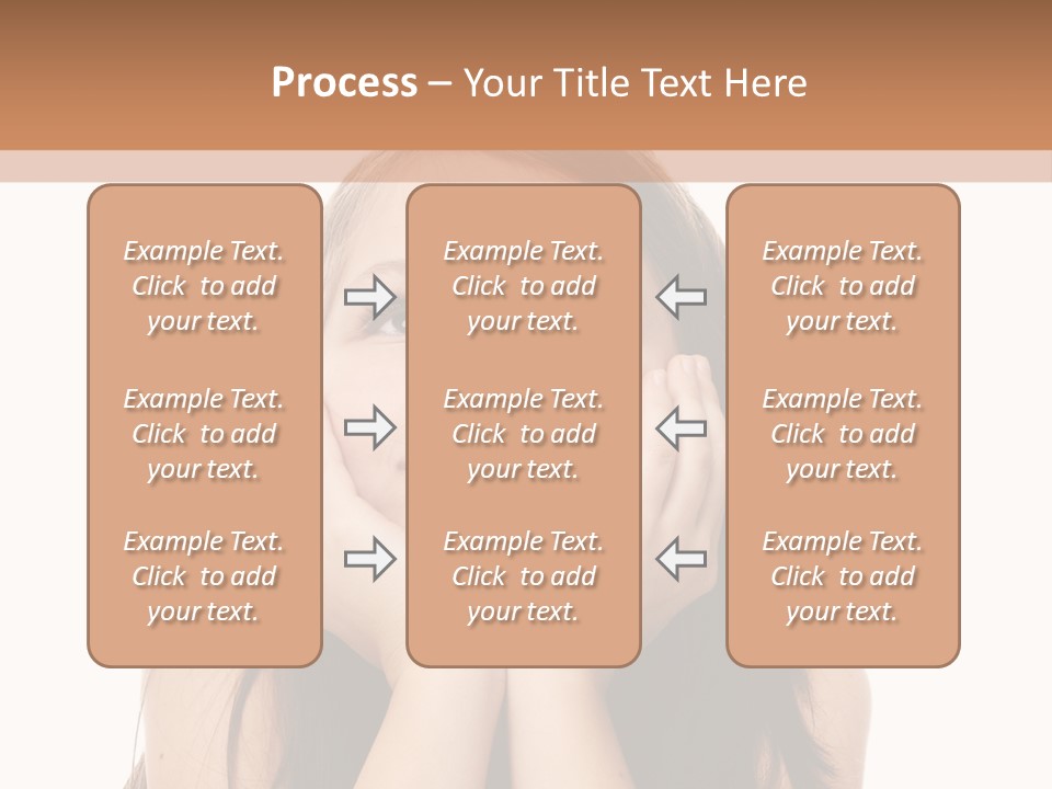 Person Years Smiling PowerPoint Template