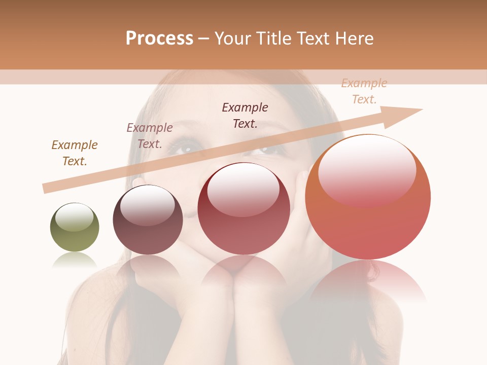 Person Years Smiling PowerPoint Template