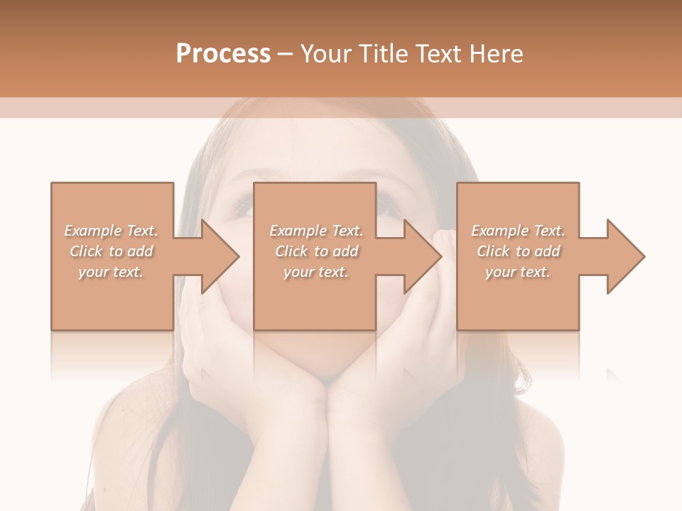 Person Years Smiling PowerPoint Template