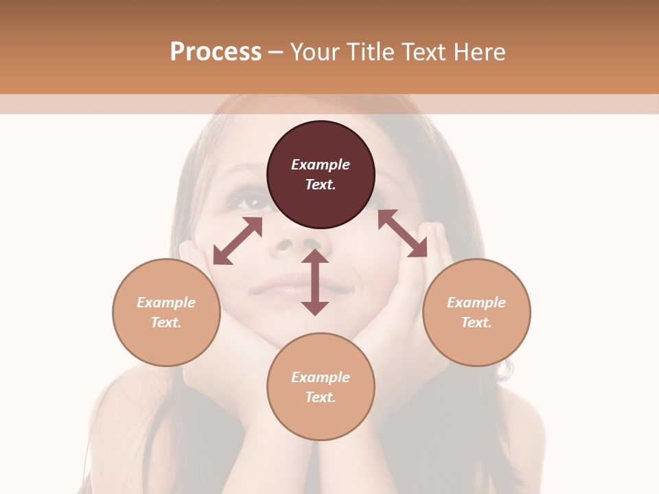 Person Years Smiling PowerPoint Template
