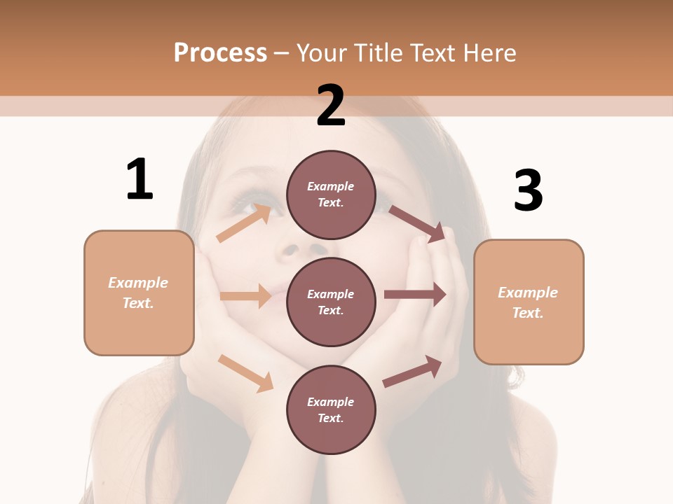 Person Years Smiling PowerPoint Template