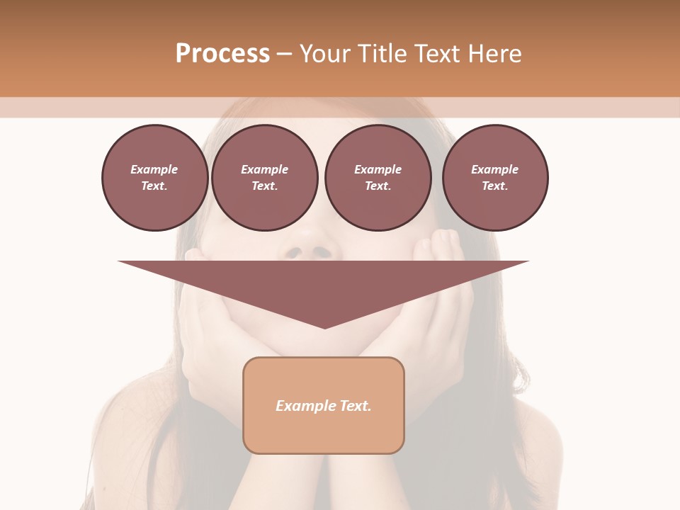 Person Years Smiling PowerPoint Template