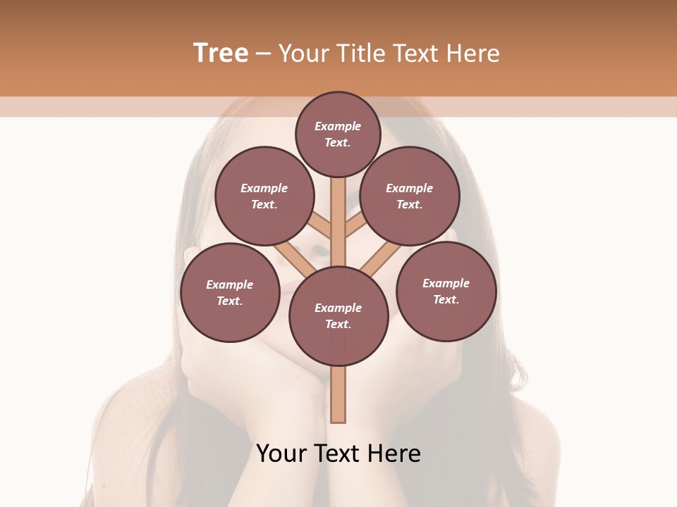Person Years Smiling PowerPoint Template