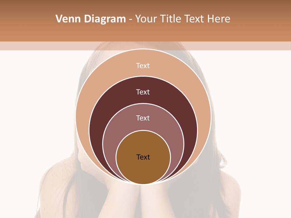 Person Years Smiling PowerPoint Template