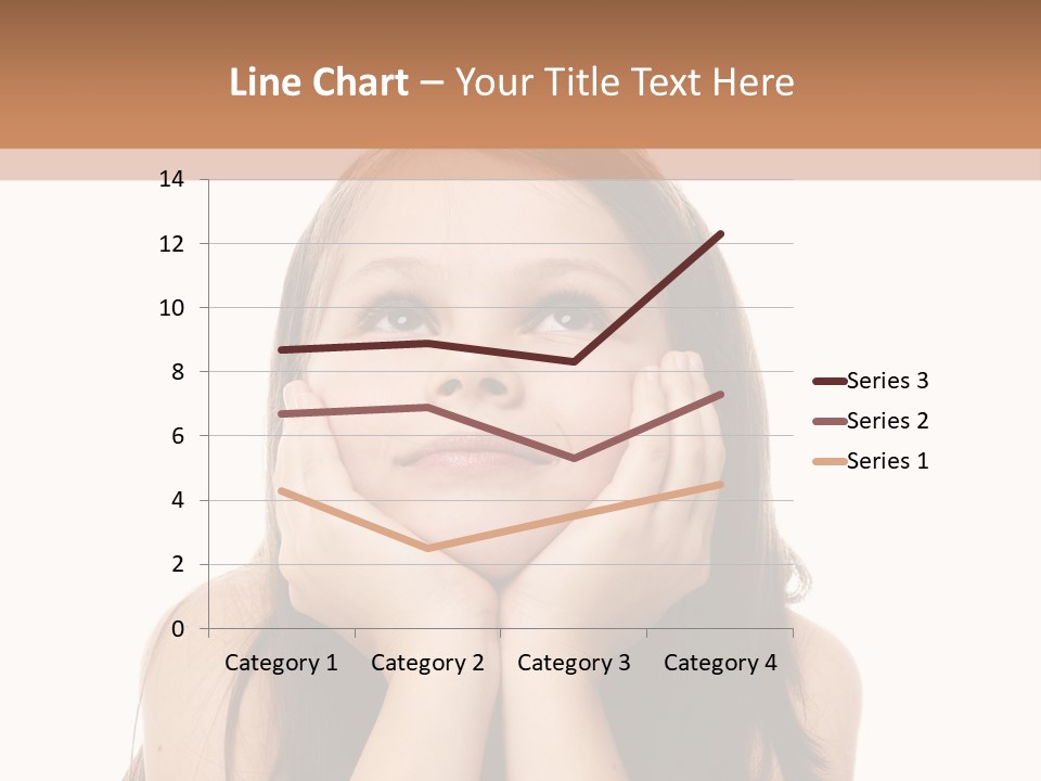 Person Years Smiling PowerPoint Template
