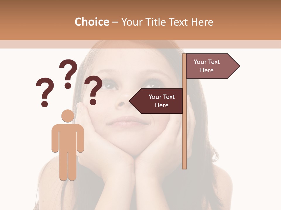 Person Years Smiling PowerPoint Template