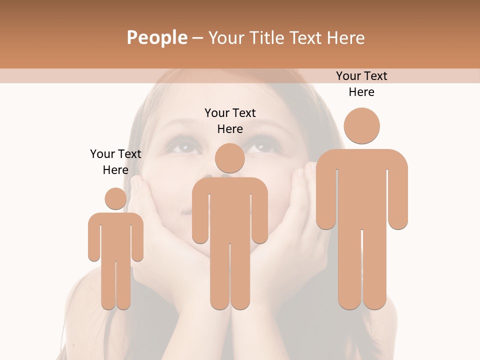 Person Years Smiling PowerPoint Template