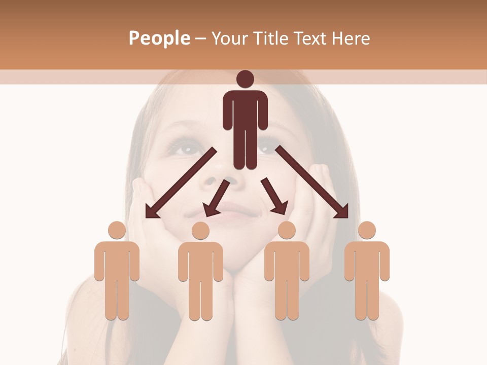Person Years Smiling PowerPoint Template