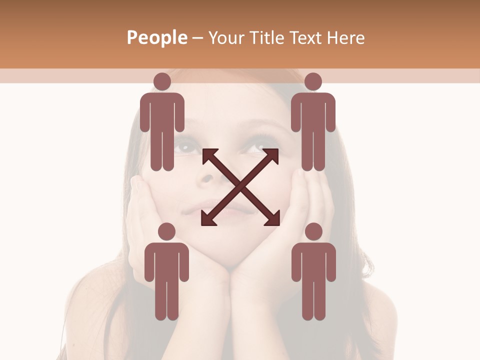 Person Years Smiling PowerPoint Template