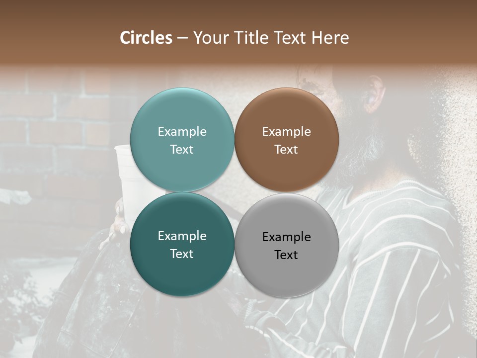 Depression Charity Problem PowerPoint Template