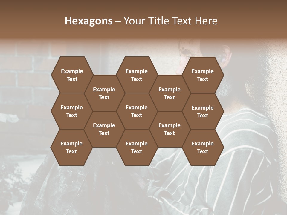 Depression Charity Problem PowerPoint Template