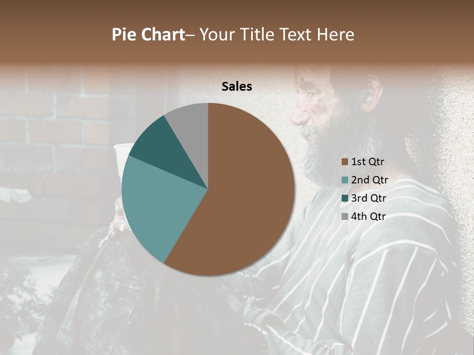 Depression Charity Problem PowerPoint Template