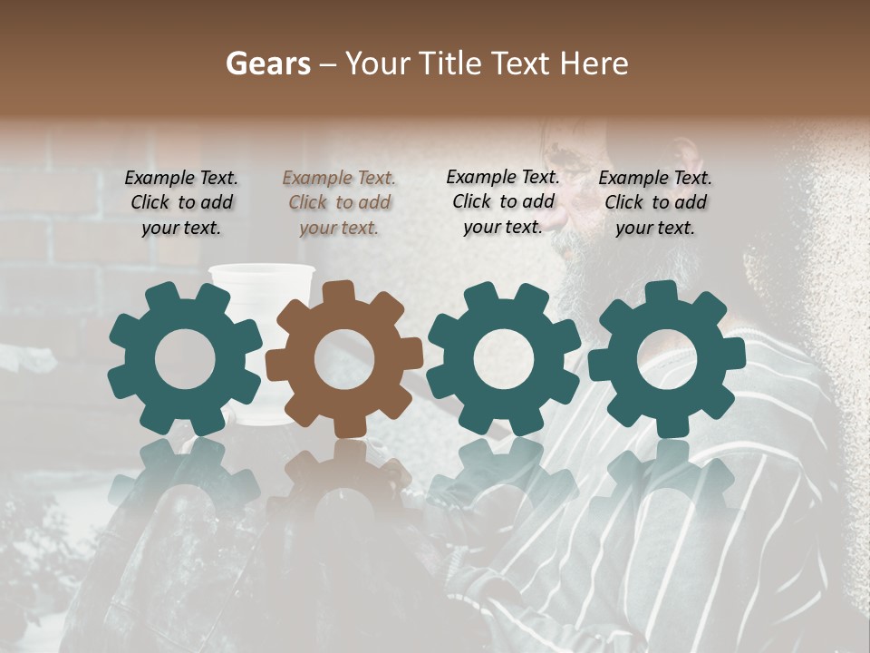 Depression Charity Problem PowerPoint Template