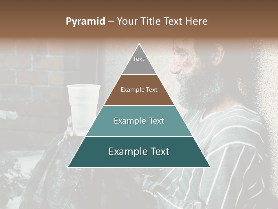 Depression Charity Problem PowerPoint Template