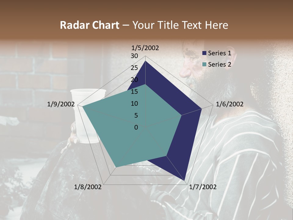 Depression Charity Problem PowerPoint Template