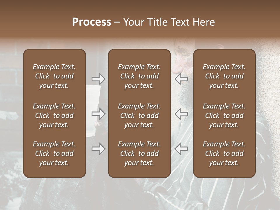 Depression Charity Problem PowerPoint Template