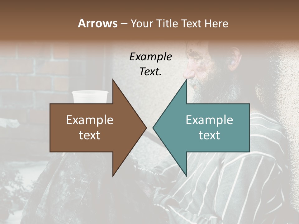 Depression Charity Problem PowerPoint Template