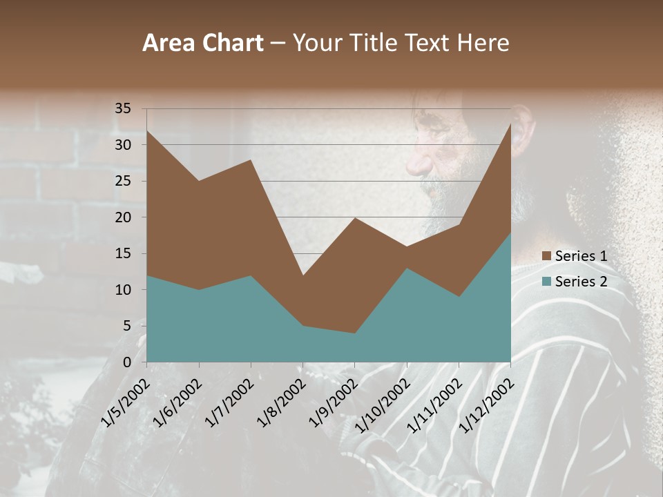 Depression Charity Problem PowerPoint Template