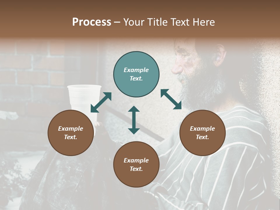 Depression Charity Problem PowerPoint Template