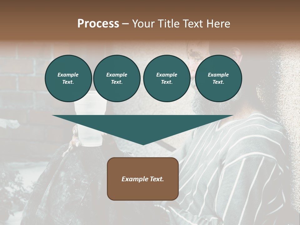 Depression Charity Problem PowerPoint Template