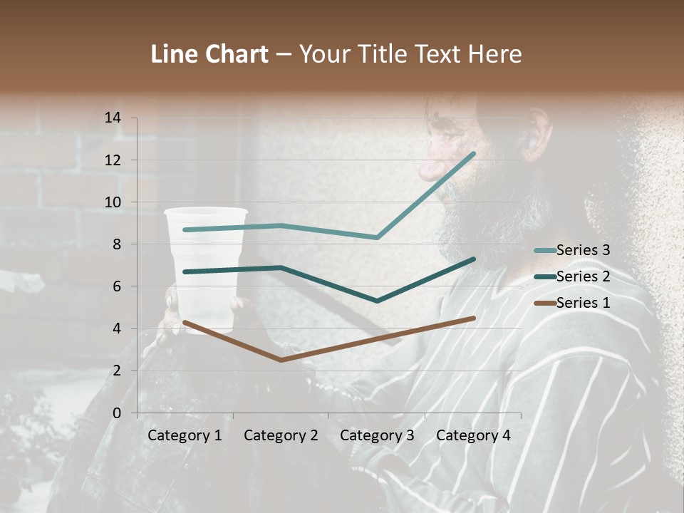 Depression Charity Problem PowerPoint Template