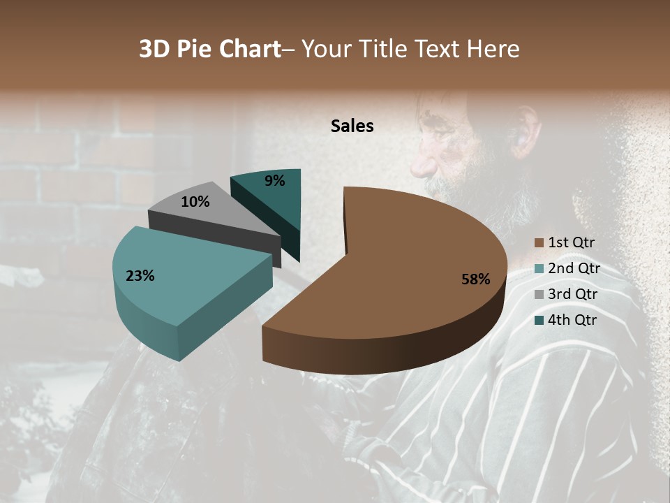 Depression Charity Problem PowerPoint Template