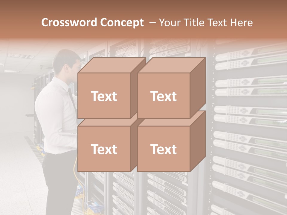 Male Digital Industry PowerPoint Template
